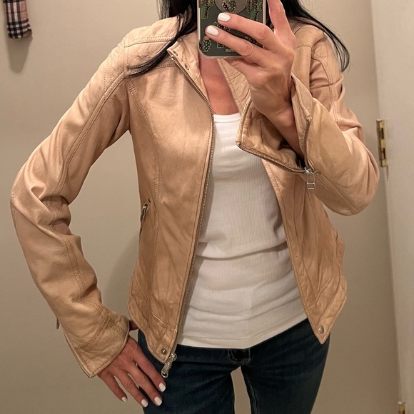 Leather Bomber Jacket - Picture 3 of 9